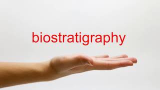 How to Pronounce biostratigraphy  American English [upl. by Zilvia]