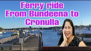 Ferry ride from Bundeena to Cronulla Sydney Australia [upl. by Symons]