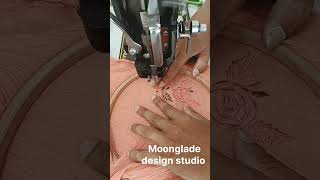 Moonglade design studio machine embroidery vettichira [upl. by Reham476]