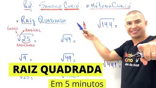 RÁPIDO e FÁCIL  RAIZ QUADRADA EXATA [upl. by Demahom]