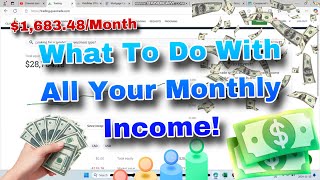 WHAT You Can DO With High Yield Income Every month From dividend Paying Investments [upl. by Eitsyrk]