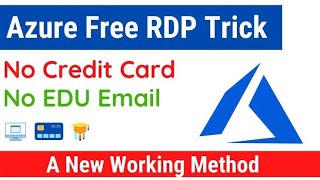 Create RDP for free  Microsoft Azure  Cloud  8gb ram 1tb Storage  Free RDP  No credit card [upl. by Damales363]