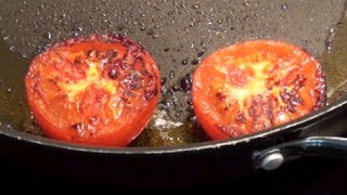 HOW TO COOK A TOMATO  Gregs KItchen [upl. by Adnirolc]