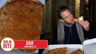 Barstool Pizza Review  BAR New Haven CT [upl. by Ammadas863]