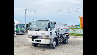 2000 Model Fuso Fighter Tanker Truck 6M61 Engine [upl. by Screens]