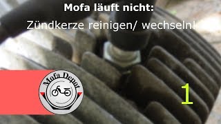 Mofa läuft nicht 1 Zündkerze reinigen  wechseln  Solo 712 [upl. by Yenobe694]