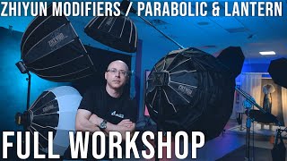 Zhiyun Modifiers  Parabolic amp Lantern Softboxes  EVERYTHING About Modifiers 90D 60D 85D 65D [upl. by Adiuqal]