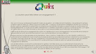 Contentieux amp recouvrement de créance  extrait 3  Quiz [upl. by Obidiah]