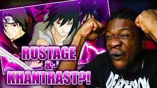 RUSTAGE amp KHAN TOGETHER  UCHIHA RAP  quotREDquot  RUSTGE FT KHANTRAST Naruto [upl. by Napoleon532]