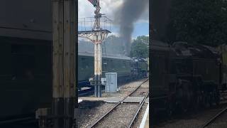 BR 4MT 80151 power out of horsted Keynes station the bluebell railway [upl. by Wyler678]