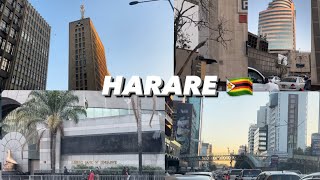 HARARE CITY 2024SAMORA MACHEL AVEGOLDEN HOUR DRIVEZIMBABWE [upl. by Naloj]