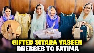 Surprised Fatima With Sitara Yaseen Dresses  Fatima Reaction amp Feedback on Dress  Malik Waqar Vlog [upl. by Artiek362]