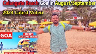 Calangute Beach  North Goa  Goa Vlog  Calangute Beach Party [upl. by Gruchot]