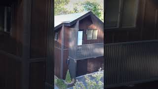 Progress on our jameshardie siding replacement using Rustic Series Roasted Walnut Board and Batten [upl. by Arimak]