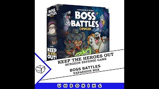 Keep The Heroes Out  Boss Battles expansion  Part 1 RulesScenario cards [upl. by Had]