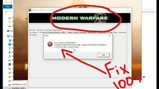 Call of duty Modern warfare 2 Couldnt Load fileSysCheckcfg error solution100 working [upl. by Ahsuoj]