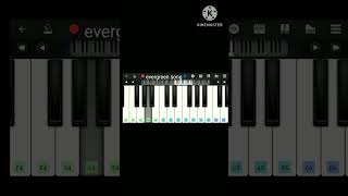 Mandara cheppundo evergreen on piano shorts [upl. by Geoffry]