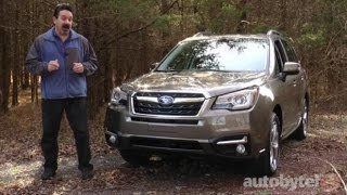 2017 Subaru Forester 25i Touring Test Drive Video Review [upl. by Lambard]