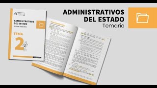 😍 El mejor temario para Administrativo del Estado 🤓 [upl. by Goulder7]