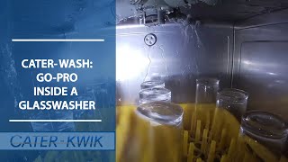 Inside A Commercial Glasswasher With CaterWash Go Pro [upl. by Lovmilla]