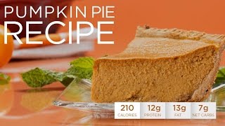 Pumpkin Pie Recipe  Healthy Holidays [upl. by Anifled427]