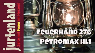 Feuerhand 276 vs Petromax HL1  Jurtenland [upl. by Shandie373]