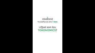 ¿Qué son los TOKENOMICS [upl. by Corneille845]