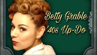 Vintage Waves from the Golden Age quotBetty Grable 40s UpDoquot [upl. by Ojytteb]