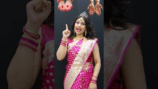 দুর্গা মা Look চ্যালেঞ্জ  Durga Maa Look Challenge  Durga Makeup Look  Bong Girl Monti shorts [upl. by Eiramnna]