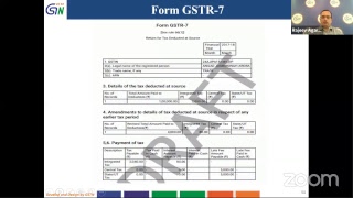 Online Filing of Form GSTR7 on GST Portal by Tax Deductors in English [upl. by Ataliah]