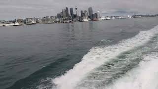 Downtown To Devonport Ferry Journey In Auckland New Zealand [upl. by Kassaraba724]