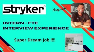 Stryker Interview Experience  OnCampus  VIT  CSE  SuperDream Job  2022 placements [upl. by Mis105]