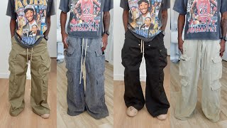 MNML LA RAVE DOUBLE CARGO PANTS REVIEW  TRY ON [upl. by Eanat330]