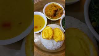 Assamese Thali with Fish Egg tenga food assamesethali ytshorts assamesestyle shorts foodie [upl. by Charmian]