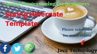 Spring Hibernate Template [upl. by Yerxa]