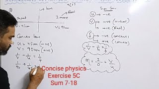 numericals on refraction through a lens Concise physics exercise 5c selina class 10 sum 718 [upl. by Mariana]