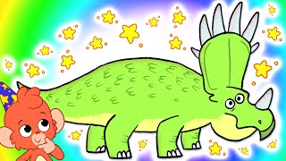 Club Baboo  Dinosaur ABC  Learn the Alphabet with 26 CARTOON DINOSAURS for children [upl. by Binny]