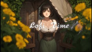 Table girlDo you like my forest cabin🎵lofi hip hop radio beats to relaxstudy💕lofi music [upl. by Leon]