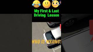 My 1st and last driving lesson  Driving License  driving drivinglessons drivinglicence [upl. by Yeldah]