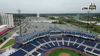 DJI Mini 4 Pro Flyover  Daniel S Frawley Stadium Wilmington Delaware [upl. by Serica709]