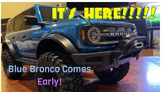 Traxxas TRX4 Bronco New VELOCITY BLUE  Quick Unboxing [upl. by Whitford]