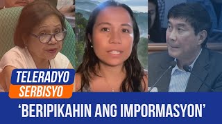 Villar urged to verify invitation info to Masungi in DENR budget hearing  21 November 2024 [upl. by Aninaig]