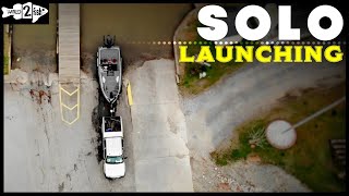 The Quickest Way to Launch a Boat Solo [upl. by Ynehteb]