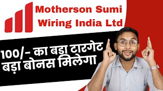 Motherson Sumi Wiring Share  Motherson Sumi Wiring Big Bonus  Motherson Sumi Wiring Fundamental [upl. by Mcallister]