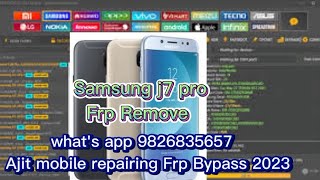 Samsung j7 pro Frp Remove Unlock Tool 100working✅ [upl. by Areehs]