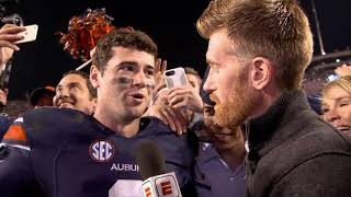 Auburn Tigers QB Jarrett Stidham calls Iron Bowl win vs Alabama an honor  ESPN [upl. by Letniuq]