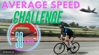 AVERAGE SPEED CHALLENGE TO STAY OVER 30KMPH [upl. by Yedorb]