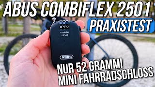 ABUS Combiflex 2501 Test amp Erfahrungen 🚲👉 leichtes MiniFahrradschloss [upl. by Dodds530]