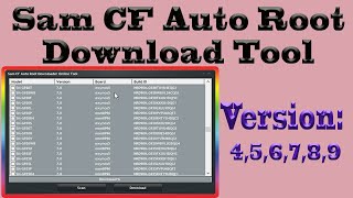 Samsung CF Auto Root Downloader Tool Android 456789 Versions Root [upl. by Yesnikcm]