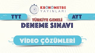 Kronometre Yayınları Türkiye Geneli Deneme Sınavı TYT  Sosyal Bilimler Dersi Soru Çözüm Videosu [upl. by Aihsercal]